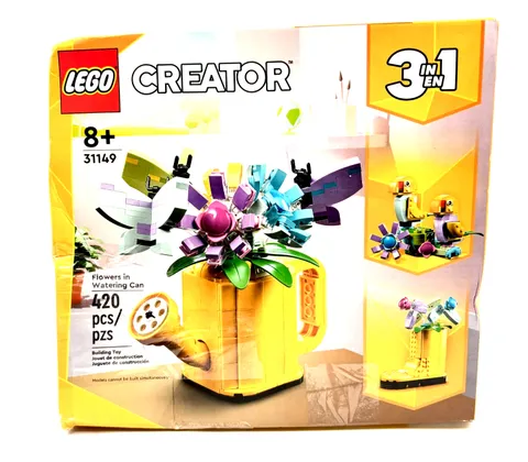LEGO 31149 Creator Flowers In Watering Can 420 Pieces Building Toy Brand New
