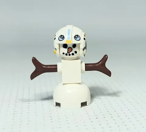 LEGO 2018 STAR WARS SW1134 SNOWMAN WITH REBEL PILOT HELMET CHRISTMAS MINI FIGURE