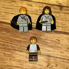 Vintage Lego Harry Potter Minifigure Lot Ron, Hermione, & Vernon Dudley
