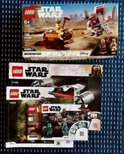 LEGO Star Wars Manuals Lot 75267 75265 75254 75292 + Empty 75299 Box, Read Desc.