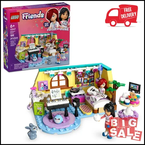 LEGO Friends Paisley's Room Building Toy - Pretend Play Set for Kids, Girls