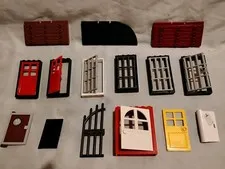 LEGO City Doors Windows Cell Door Prison Tinted Used Lot