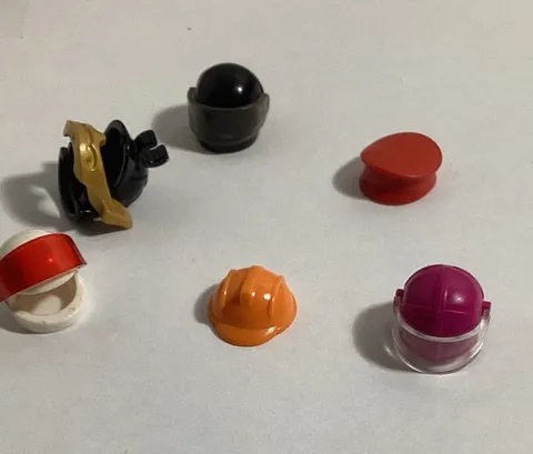 LEGO Minifig Hat Helmets lot of 6 Genuine LEGO Parts