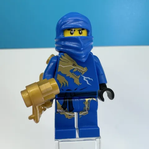 LEGO Ninjago Jay DX Blue Dragon Suit Ninja Minifigure Njo016 2521 2519