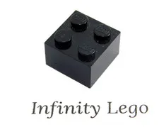 20 LEGO Black Brick 2 x 2 (3003) - (20 Pieces)