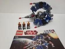 8086 LEGO Star Wars: Droid Tri-Fighter (Complete w/ Minifigs & Instr.) See Desc.