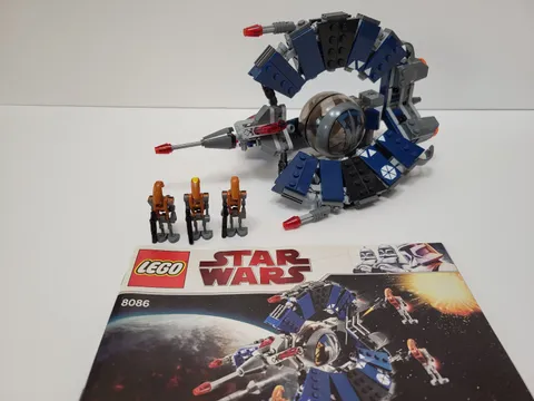 8086 LEGO Star Wars: Droid Tri-Fighter (Complete w/ Minifigs & Instr.) See Desc.