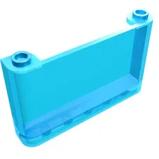 5x LEGO® Part 64453 - Windscreen 1 x 6 x 3