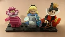 Lego Alice in Wonderland CMF Complete Set Alice, Cheshire Cat, Queen of Hearts