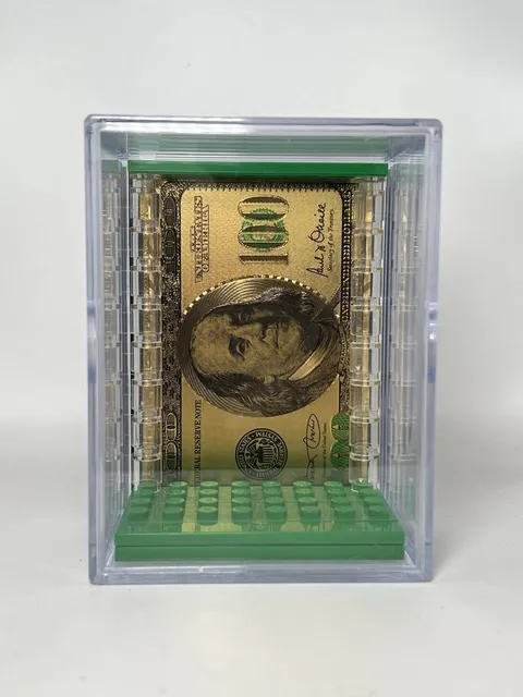 Collectible Force Pack MONEY PACK Minifigure Display Case For Lego Minifigs