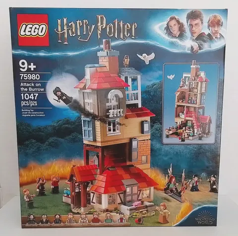 LEGO Harry Potter 75980 Attack on the Burrow NEW! SHELF WARE! MINOR DAMAGE!
