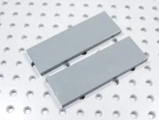 LEGO Lot of 2 Dark Bluish Gray 2x6 Smooth Tiles Plates BP