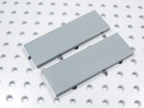 LEGO Lot of 2 Dark Bluish Gray 2x6 Smooth Tiles Plates BP