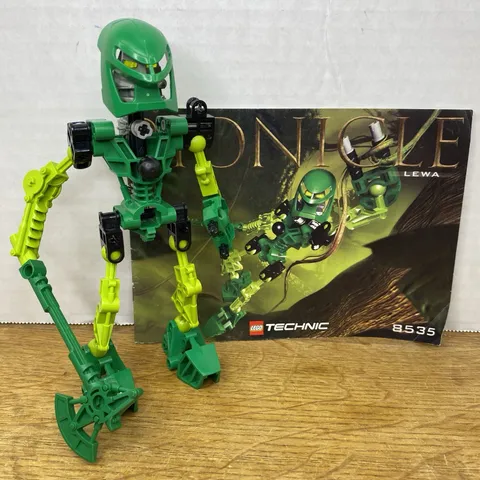 LEGO Bionicle 8535 Lewa Toa Mata 2001 w/ Instructions Incomplete