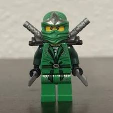 LEGO NINJAGO Lloyd ZX Minifigure w/swords VGC