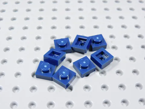 LEGO Lot of 8 Dark Blue 1x1 Plates BR