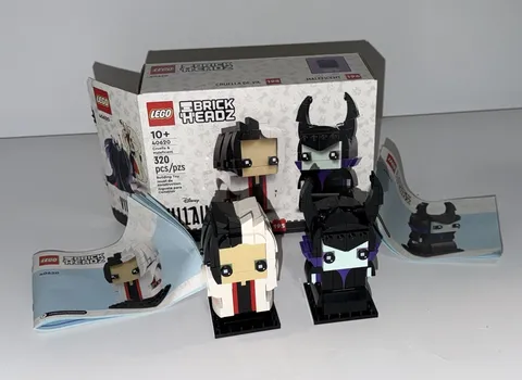 LEGO 40620 Brickheadz Disney Villains Cruella & Maleficent Complete Set