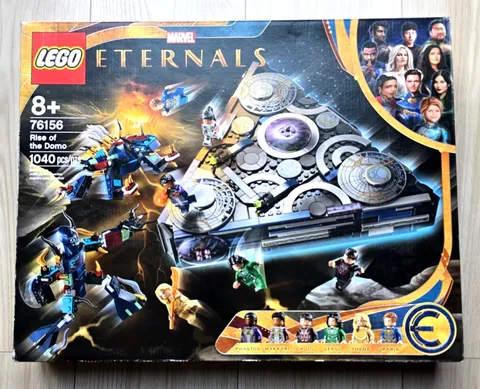 LEGO Marvel 76156 Rise of the Domo Eternals Spaceship Minifigures Retired NIB