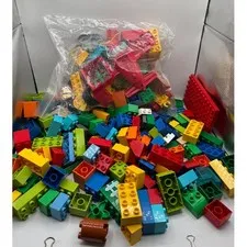 LEGO Duplo Building Blocks Large Lot Multicolor Alphabet Plane Animals