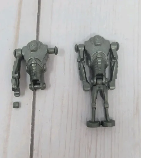 Lego Minifigure Star Wars - Super Battle Droid - Grey SW0092 LOOSE *Look*