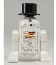 LEGO Star Wars ~ sw0424 SNOWMAN R2-D2 From #9509 2012 Star Wars Advent