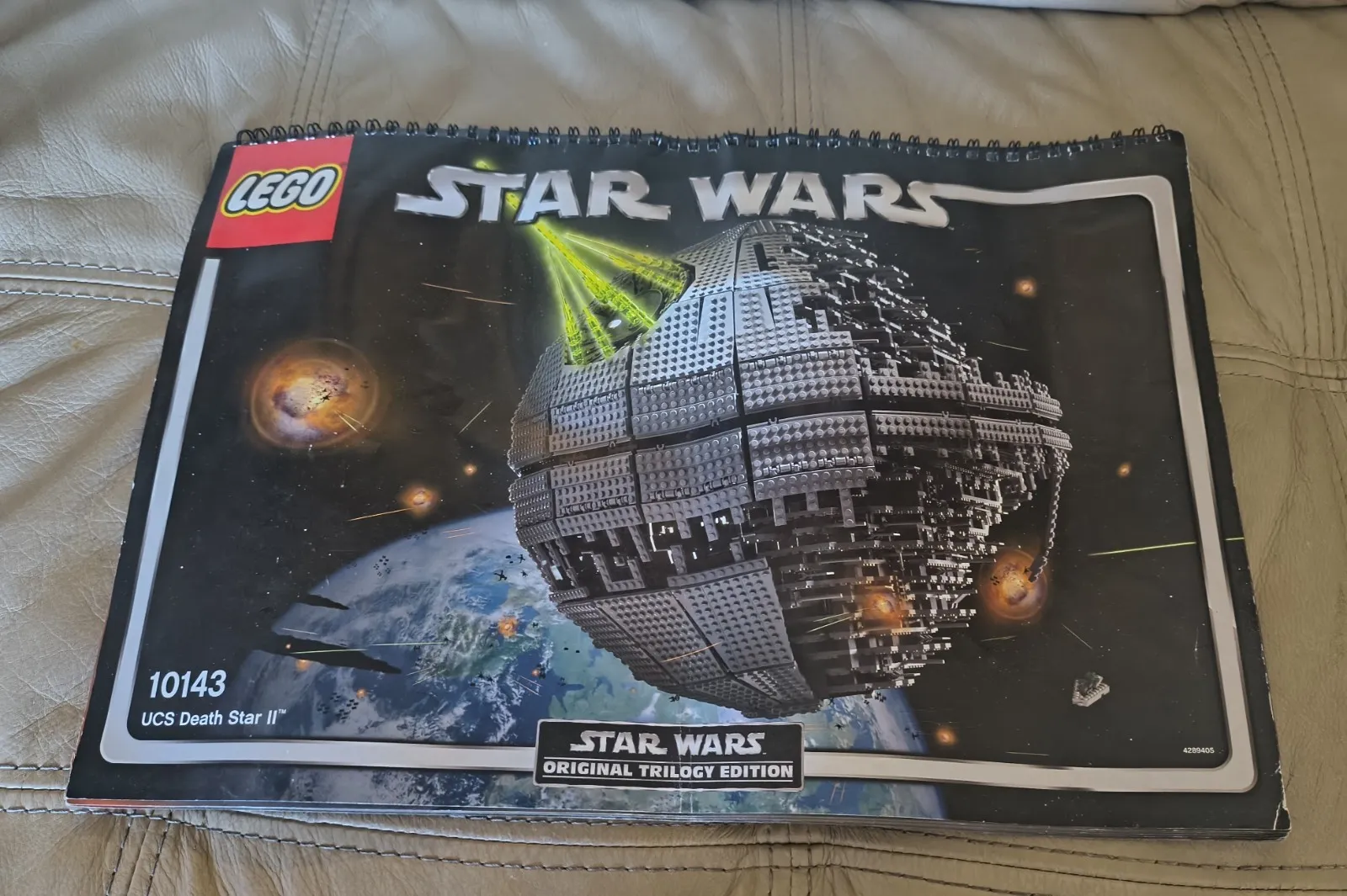 LEGO Star Wars UCS Death Star II 10143 Original Instruction Manual Spiral Bound