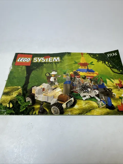 Lego Systems 5936 Instructions Booklet Only Adventurers  Series  Spiders Secret