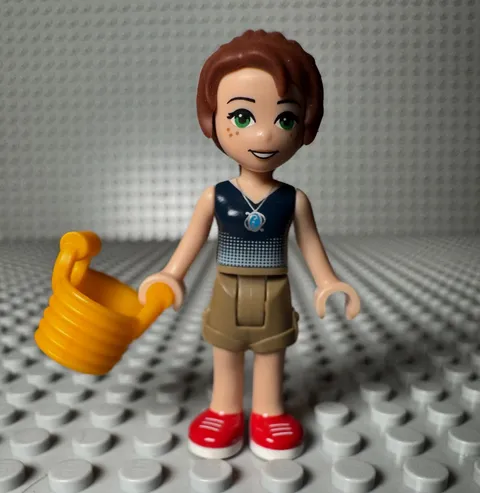 LEGO ELVES -- EMILY JONES TAN SHORTS MINIFIGURE WITH BASKET 41171 41175 ELF012