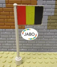 (D7/22/5 ) Lego 3596pb11 Flag with Belgium Sticker