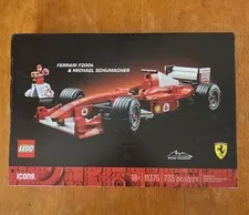 LEGO 11375 Icons FERRARI F2004 & Michael Schumacher  F1 Set SEALED (18+) 735 pcs