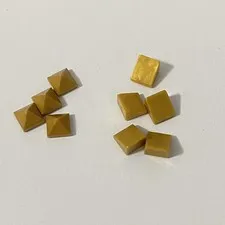 Lego 22388 35344 50746 54200 Gold Replacement Parts Pieces Lot of 9