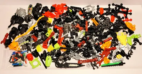 LEGO BIONICLE Hero Factory Bulk Lot over  1 lb 220+ Random Pieces Parts Masks