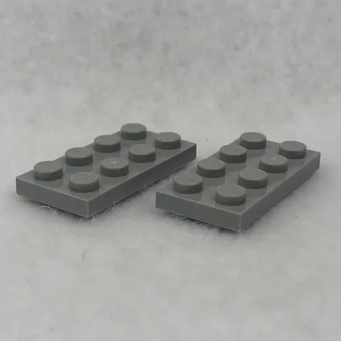 LEGO 3020 Light Bluish Gray Plate 2 x 4 (x2)