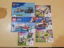 Used Assorted Lego Manuals Instructions Lego  City, Lego Friends, Lego Technic