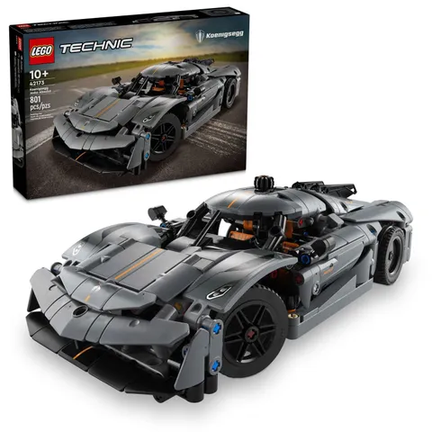 LEGO Technic Koenigsegg Jesko Absolut Grey Hypercar, Sports Car Building Toy Set