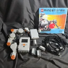 LEGO Mindstorms NXT 2.0 Lot Motors, Sensors, Cables As Pictured 