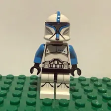 LEGO Star Wars Clone Trooper, Lieutenant sw0629, Printed Legs 75085 Phase 1 Blue