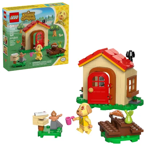 LEGO Animal Crossing Goldie’s Cozy House Building Toy - Pretend Multicolor