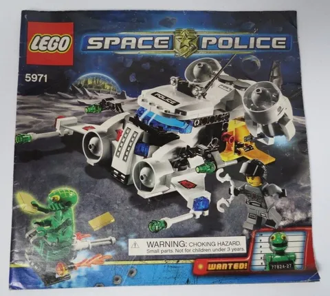 Lego Space Police Set 5971 Instruction Booklet No Bricks - Manual Only