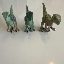LEGO Velociraptor Figure Lot of 3
