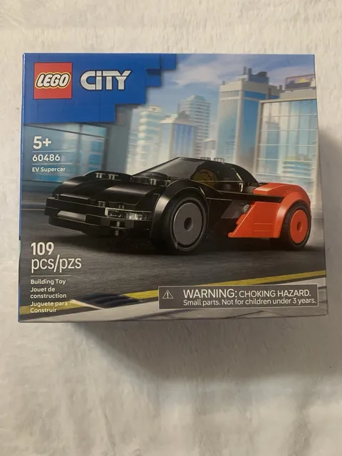 LEGO City EV Supercar Building Toy Set - 60486 NEW