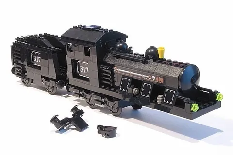 Lego My Own Train Large Train Engine with Tender Black (4186868)