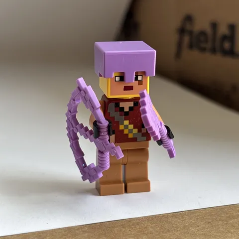 lego minecraft enchanted armor steve Minifigure 