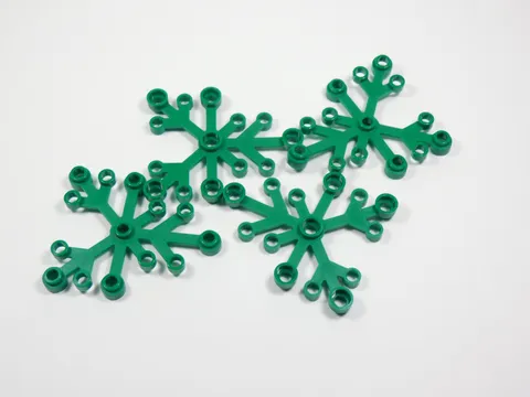 LEGO Lot of 4 Green 6x5 Leaves Plants Minifig S9