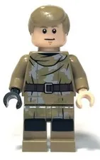 LEGO Star Wars: Sw1312 Luke Skywalker Endor Outfit with Green Lightsaber