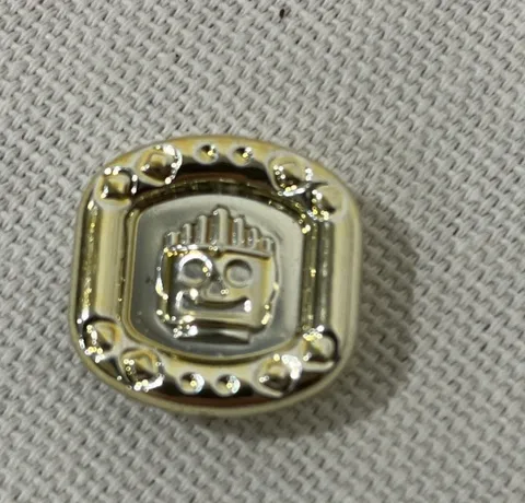  LEGO x 1 Chrome Gold Minifigure, Utensil Sun Disk