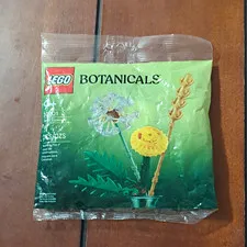 LEGO Botanicals Field Flowers 30701 Polybag Complete Set Plastic 77 pcs 4+