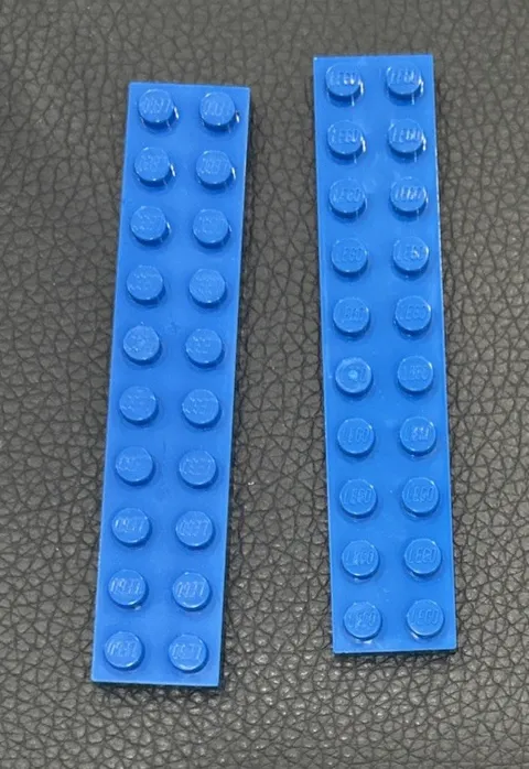 LEGO Lot 2 Replacement Part 3832 Blue Plate 2 x 10 2x10