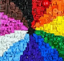 LEGO Bulk Color Pieces Lot 1/2 lb – Genuine Mixed Bricks Parts & Pieces – Choose