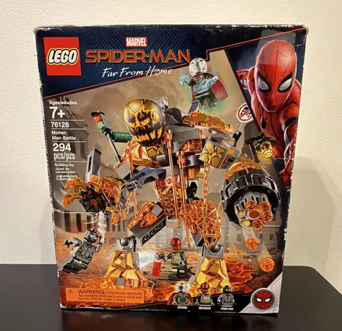 LEGO Marvel Spider-Man Far From Home 76128 Molten Man Battle 294 pcs